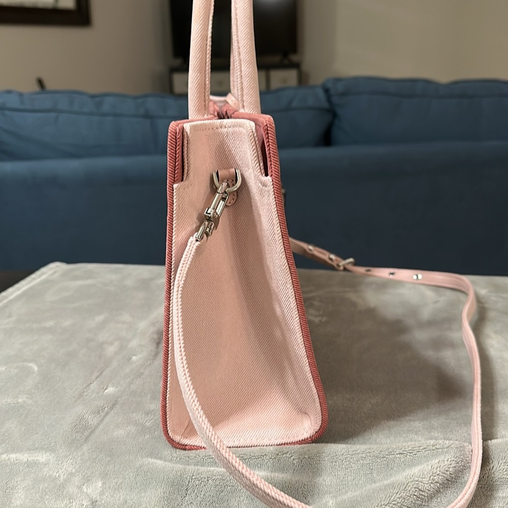 Michael Kors Scarlett Medium Denim Satchel Bag - Picture 10 of 16